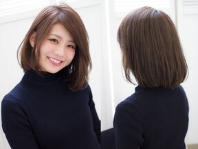 40 50代こそひし形ボブ コンパクト サラ艶で若見え効果 All About オールアバウト 40 50代こそひし形ボブ コンパクト サラ艶で若見え効果 All About オールアバウト