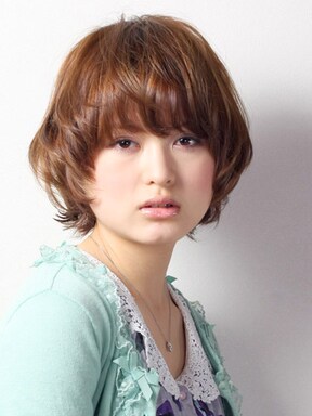 マッシュショート style= マッシュショート