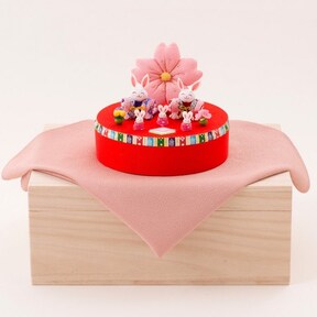 桐箱セット うれしい桜雛