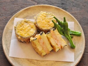 塩でシンプルに食べたい なすの挟み揚げ シンプル和食レシピ All About