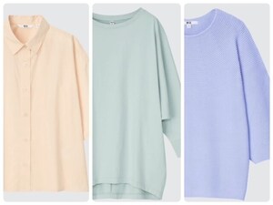 春夏は軽やかにカラフルに！ユニクロの大人向け「七分袖＆五分袖