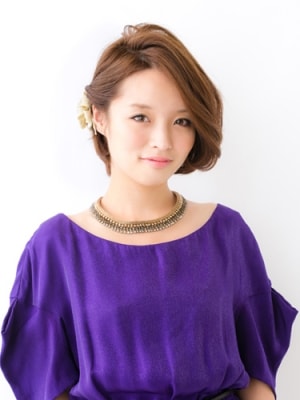 披露宴 パーティの主役級 ショート ボブが可愛いアレンジ 10 All About オールアバウト 披露宴 パーティの主役級 ショート ボブが可愛いアレンジ 10 All About オールアバウト