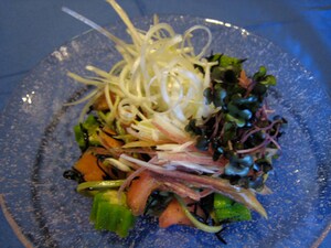 オクラとひじきのヘルシー茶そば オクラとひじきのヘルシー茶そば