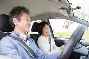 夫婦でドライブ