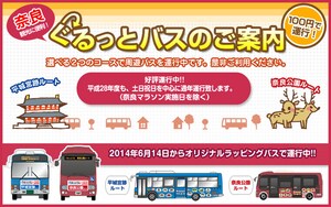 奈良の名所巡りに超便利「ぐるっとバス」
