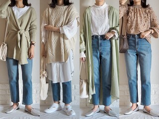 1本持ってると超便利！GUの春ジーンズでカジュアルコーデ4パターン
