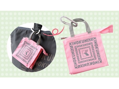 【新品】紀ノ国屋羽田空港限定KINOKUNIYA エコバッグ レッド/ピンク 羽田空港限定デザインの「紀ノ国屋エコバッグ」がかわいい