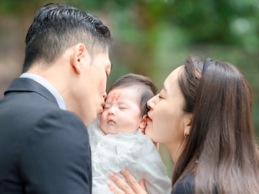 かっ、かわいい…！」近藤千尋、娘とバーバリーのおそろいコーデを披露