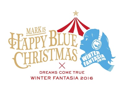『MARK IS Happy Blue Christmas × DREAMS COME TRUE WINTER FANTASIA 2016』ロゴ