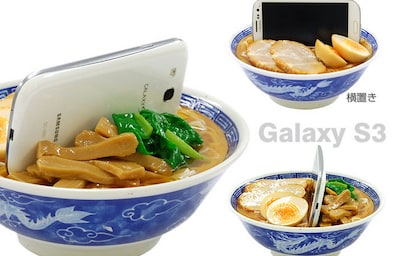 Stand Your Phone in a Ramen Bowl