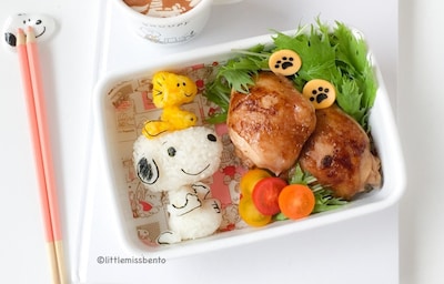 Little Miss Bento's Snoopy & Woodstock Bento