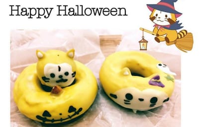 Rascal the Raccoon Halloween Donuts