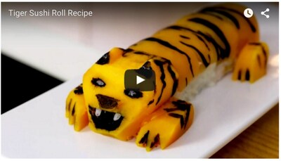 Learn How To Make Tiger Sushi!