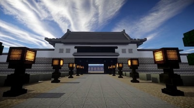 Take a Tour of Nijo Castle on Minecraft