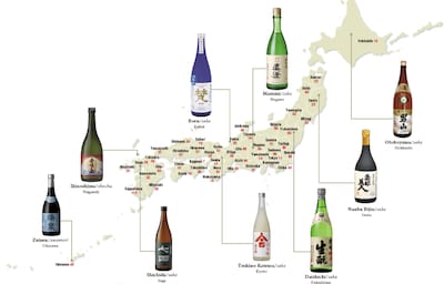 从地域分布看日本酒：北海道到冲绳的美酒之旅