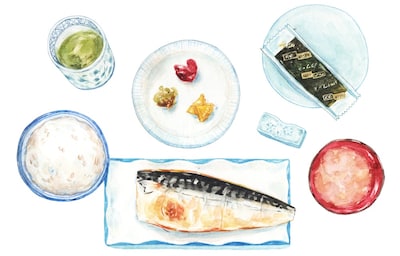 Lovely Watercolor Paintings of Food in Japan