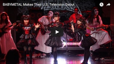 Babymetal Nails US Television Debut