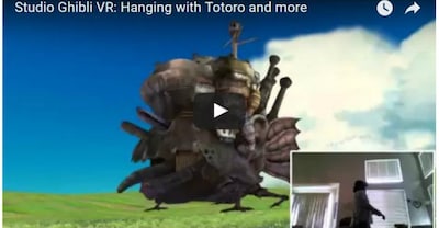 Enter the Ghibli World Through Virtual Reality