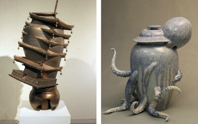 Otherworldly Transformation of Simple Ceramics