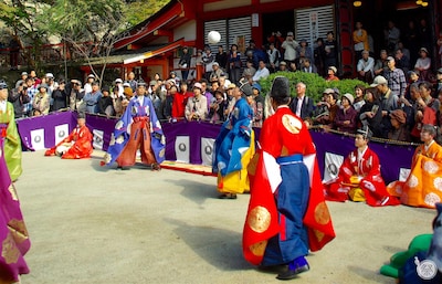 Tanzan Shrine Kemari Festival