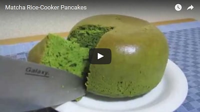 Make Your Own Enormous Green Tea Pancakes