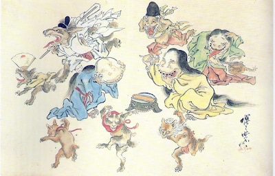 The Eccentric Artwork of Kawanabe Kyosai