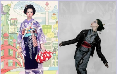 The Neo-Pop Kimono Art of Akira Times