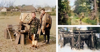 Historic Photos of Japan Brought to Life by AI