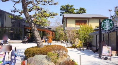 This Starbucks has a Japanese Garden!