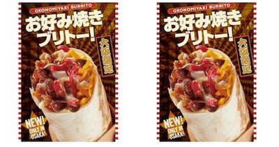 Okonomiyaki Burrito: Only in Osaka