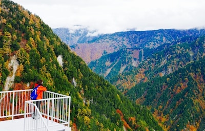 一個人去旅行！秋日山稜橘黃錯落妝點唯美北阿爾卑斯山「立山黑部」