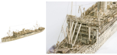 Preserving History with Newspaper Sculptures