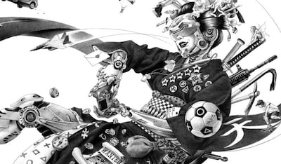 Shohei Otomo's Hyper Realistic Pen Drawings