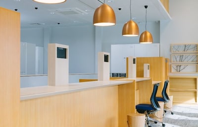 Kyushu Bank Redesigned Using Local Wood