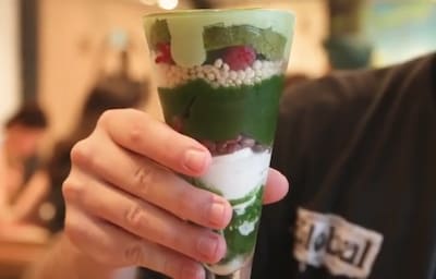 The Most Luxurious 13-Layer Green Tea Parfait