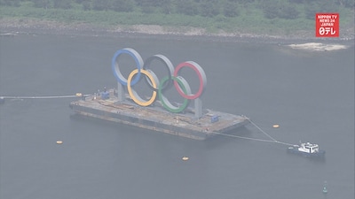 Tokyo's Giant Olympic Rings Removed