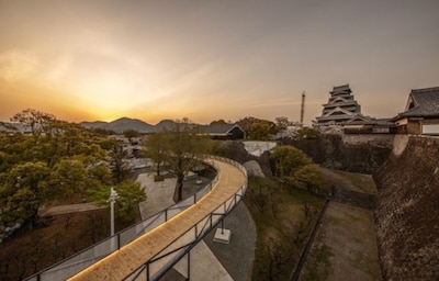 Kumamoto Castle's Renovation Observation Path