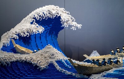 The Great Wave of Lego Bricks