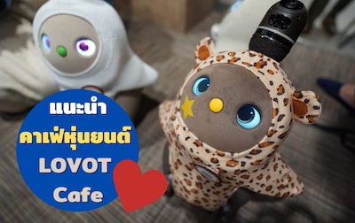 นวัตกรรมใหม่!LOVOT Cafe คาเฟ่หุ่นยนต์สุดน่ารัก