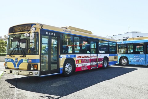 9月18日～11月4日までラグビー日本代表戦　応援ラッピングバスが運行（画像提供：日本ラグビーフットボール協会）
