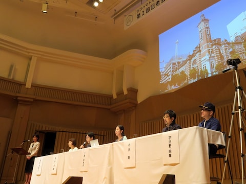 横浜の歴史、横浜らしさをより一層打ち出すことが発表された（2017年4月18日撮影）