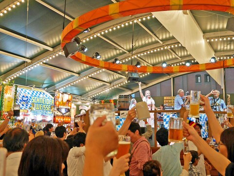 横浜の秋の人気イベント「横浜オクトーバーフェスト 2017」が開幕！（2017年9月29日撮影）