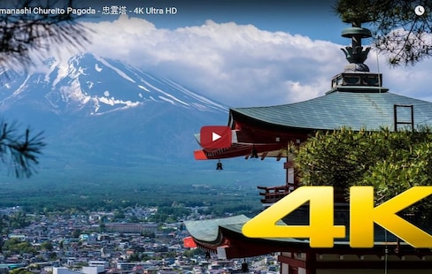 Stunning Fuji Footage from Chureito Pagoda