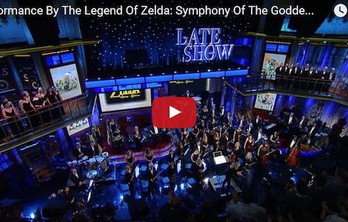 Zelda Orchestra Wows Stephen Colbert