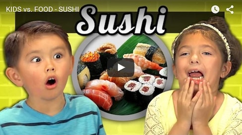 Watch American Kids Try Sushi!