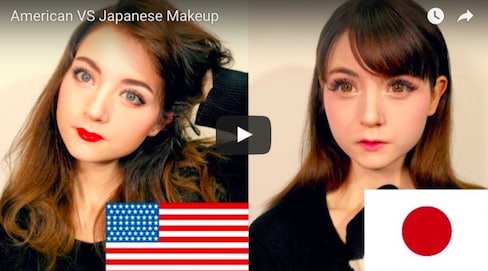 American vs. Japanese Makeup