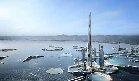 Mile-High Tower Proposed for Tokyo Bay in 2045