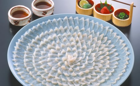 Fugu-Sashi: Pufferfish Sashimi