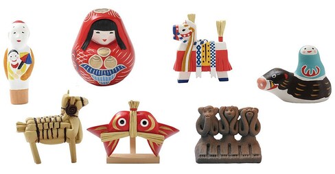 充滿和式氣息的日本傳統民藝玩具