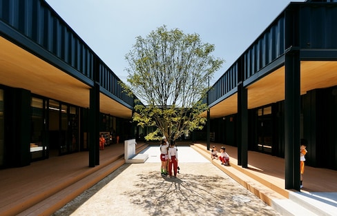 Kindergarten Made from Shipping Containers